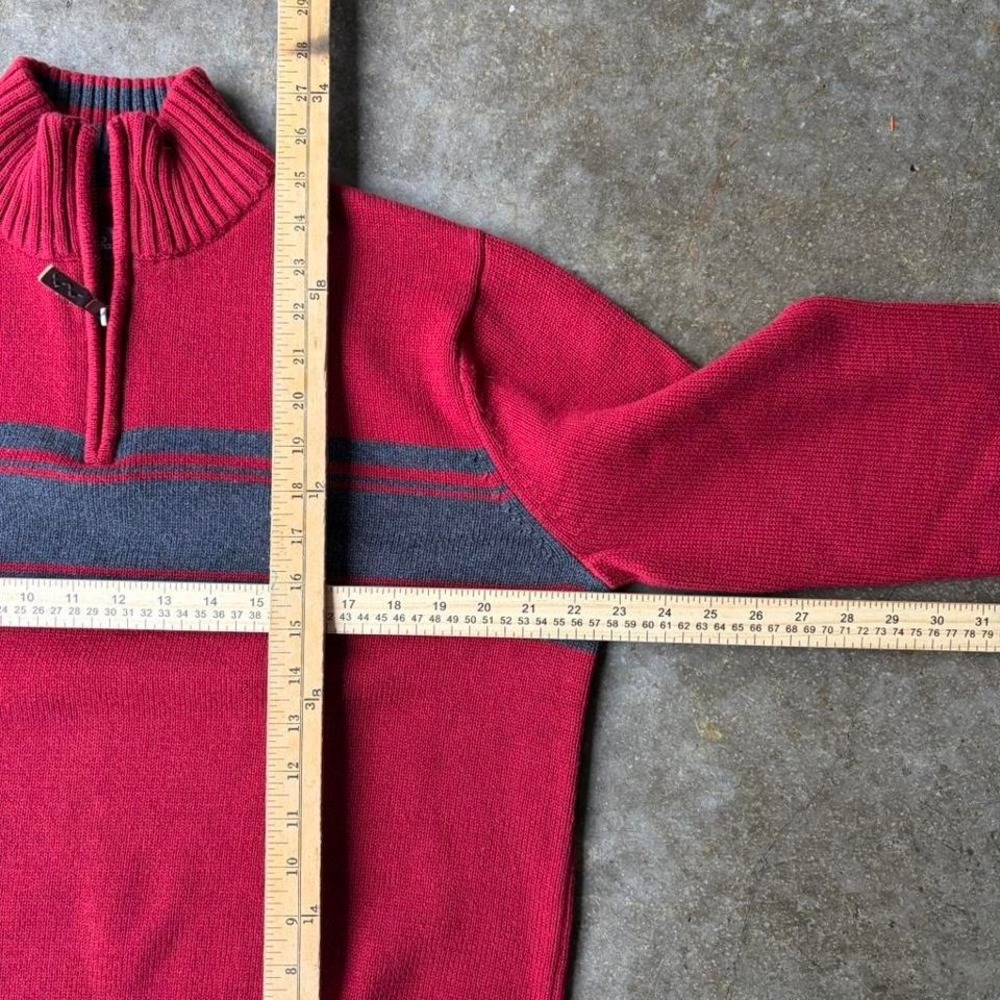 2000s eddie bauer striped quarter zip‎ - Picture 5 of 5